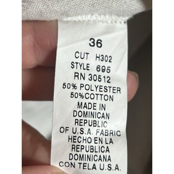 Ben Davis Original Tan Khaki Work Pants Size 36.    M3 - Picture 12 of 12